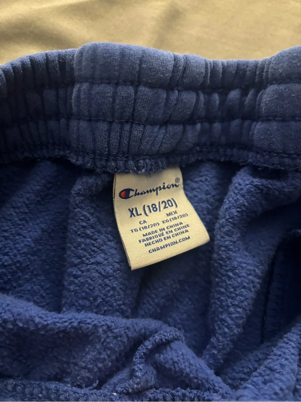 Champion Kids Blue Sweatpants Size:XL (18/20
